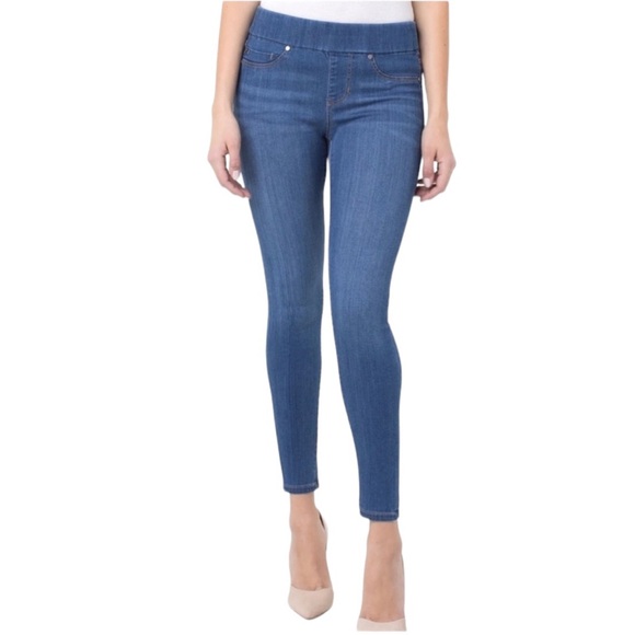 Liverpool Denim - Liverpool Gia Glider Pull on Skinny Jeans/Denim Legging Size 8/29